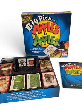 Big Picture Apples to Apples Game Mattel 2012 **COMPLETE**